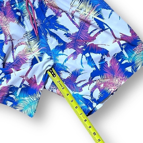 Tyler’s Men’s Pastel Tropical Print Adult Swim Trunks - Size L - Picture 4 of 7